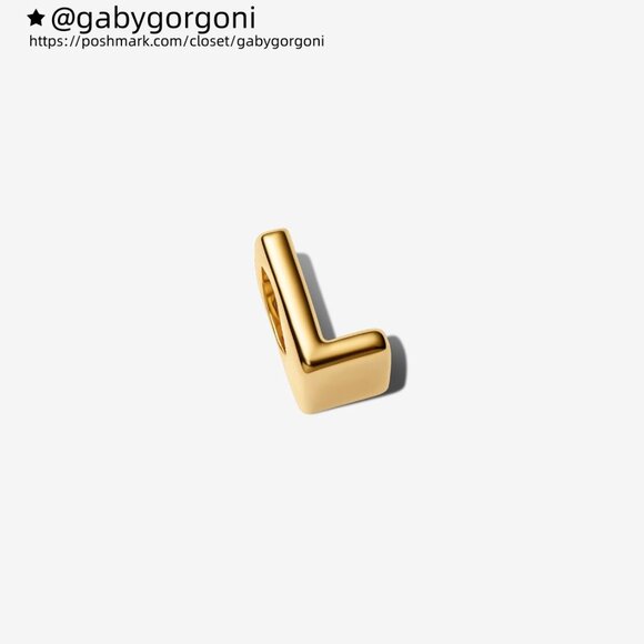 Pandora Letter L Alphabet Charm - Picture 2 of 6